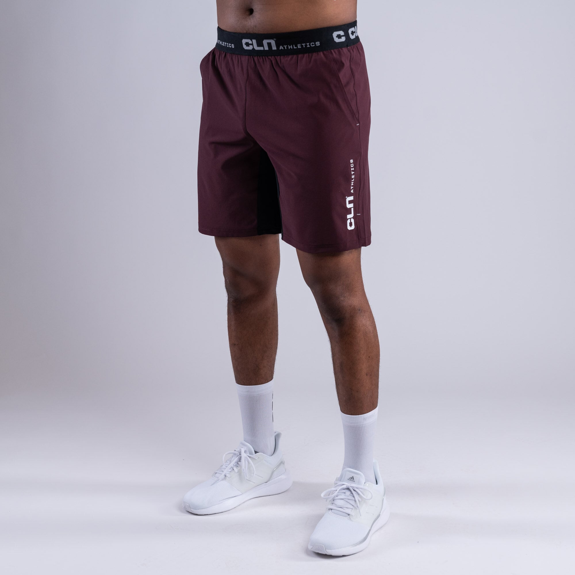 Dino stretch shorts Dark wine