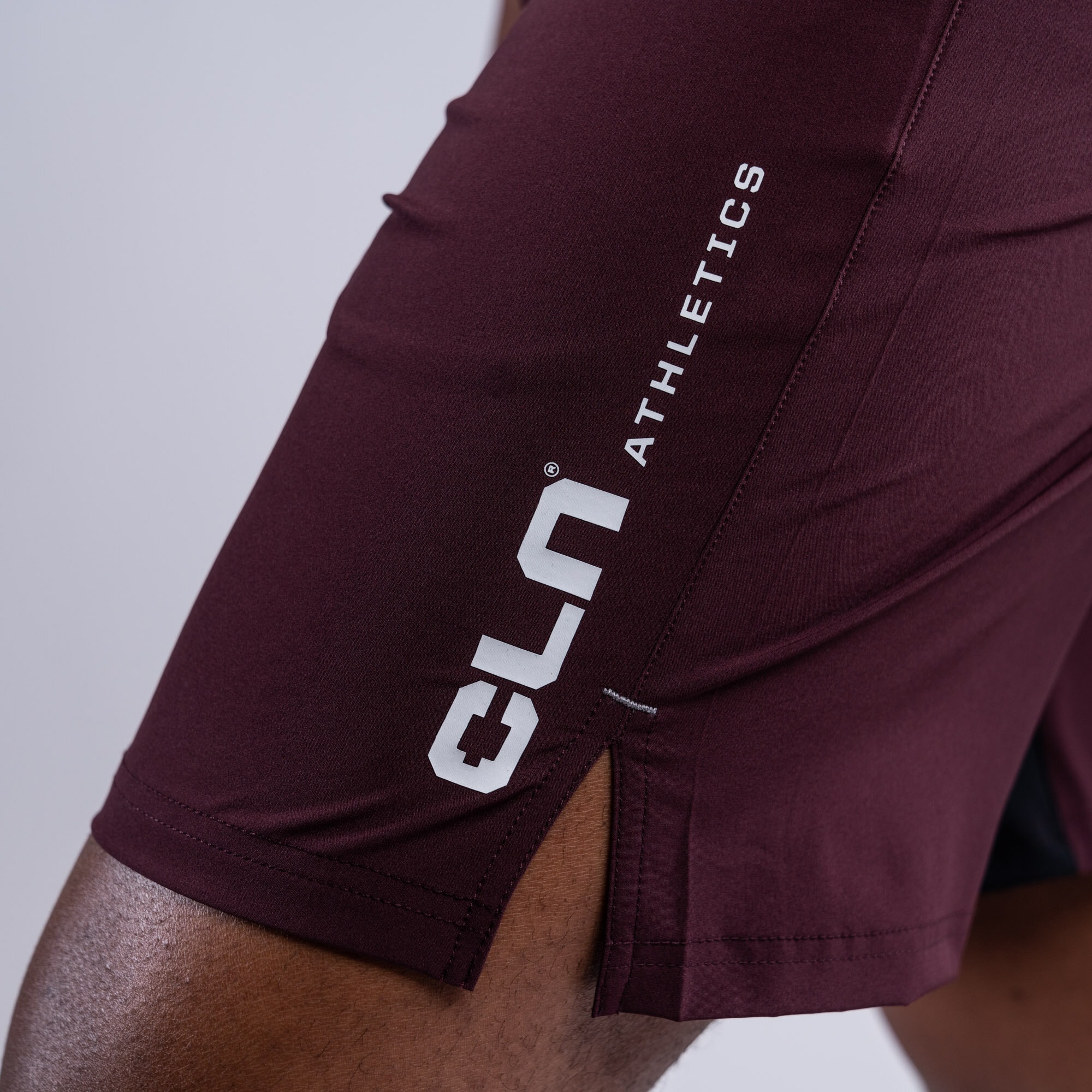 Dino stretch shorts Dark wine