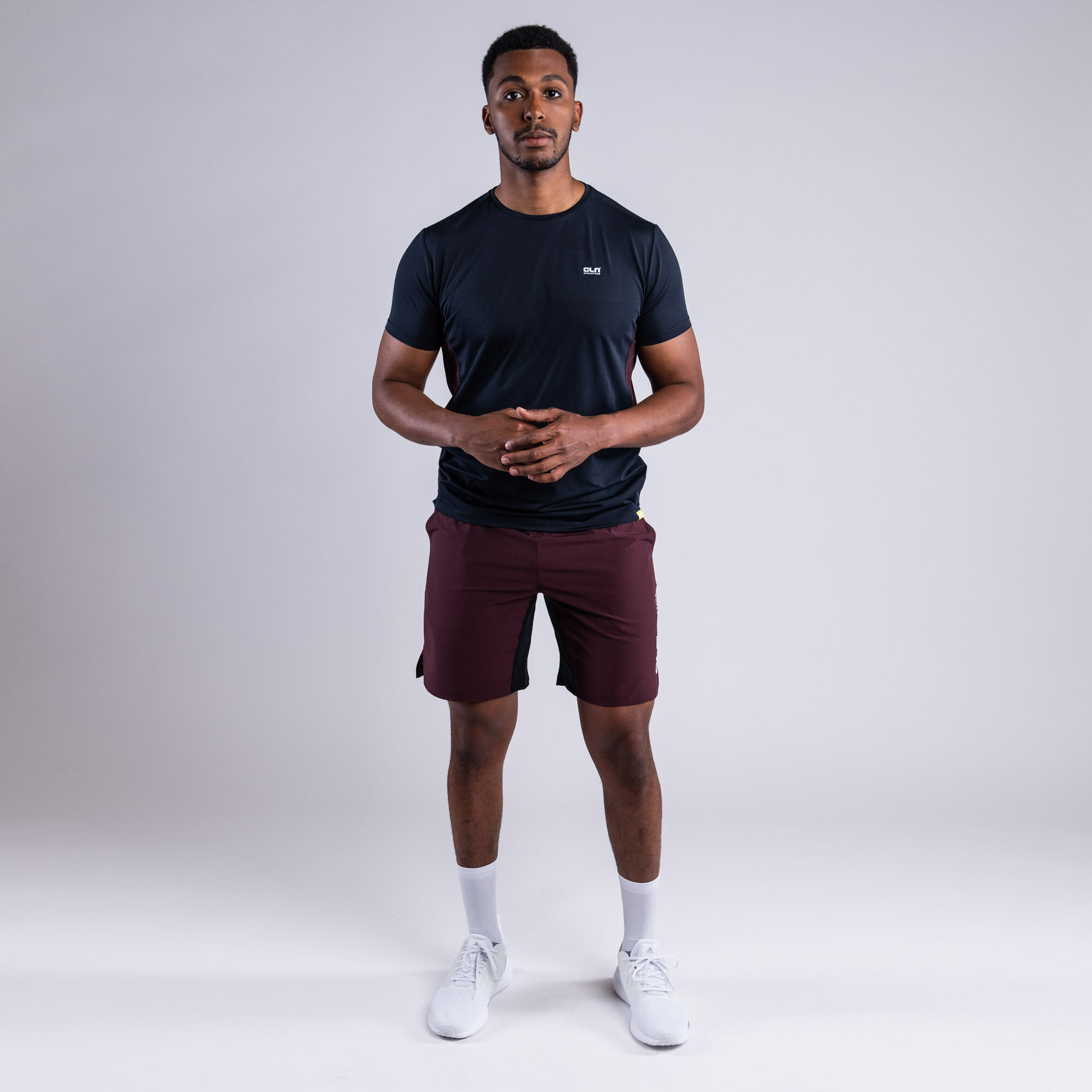 Dino stretch shorts Dark wine