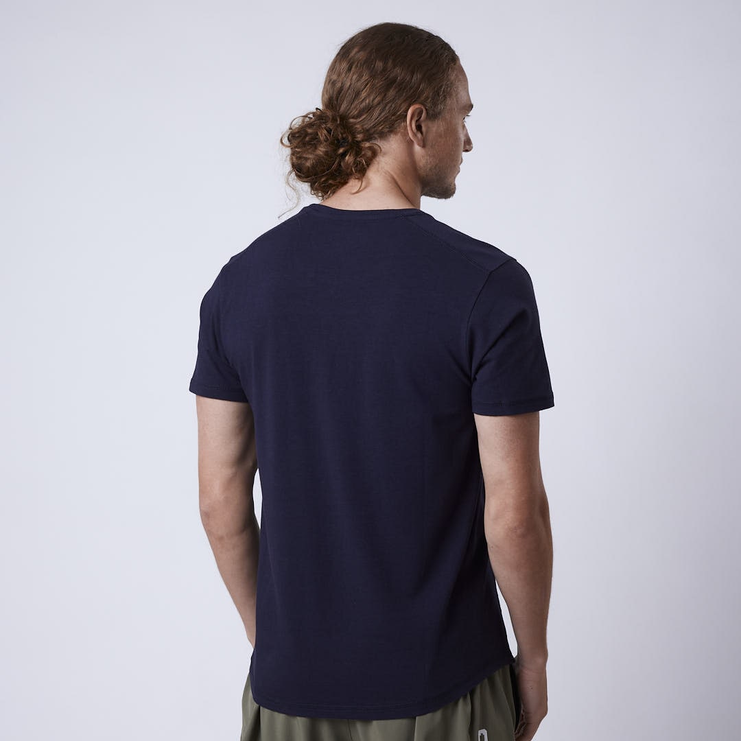 Trap bamboo t-shirt Night blue