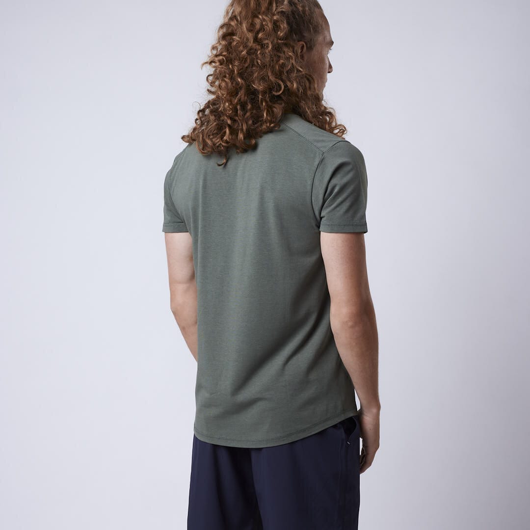 Trap bamboo t-shirt Moss green