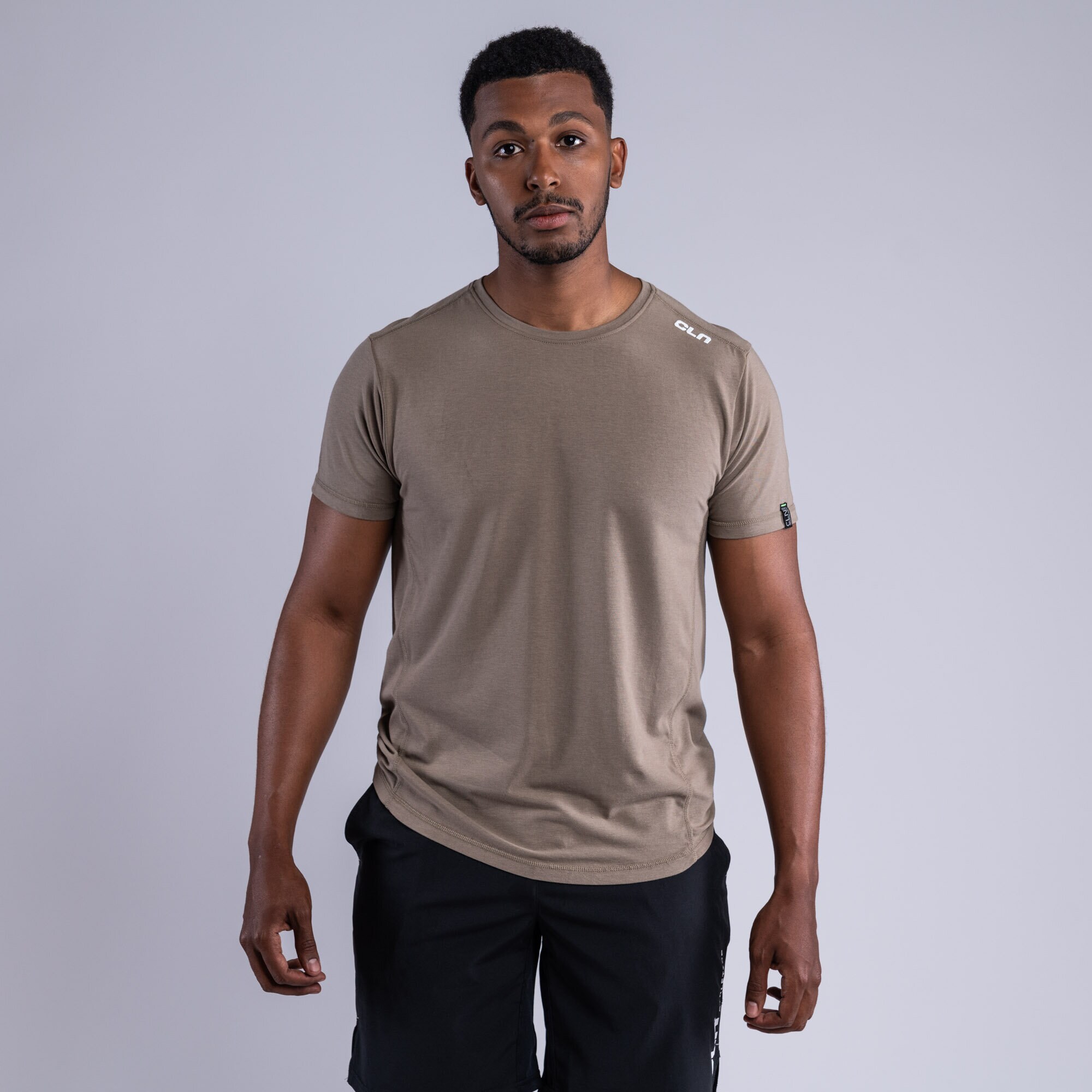 Trap bamboo t-shirt Dark khaki