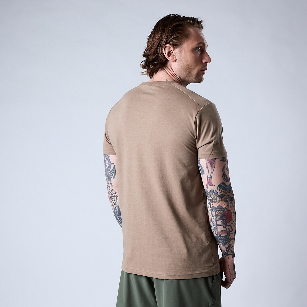 Promo t-shirt Dark khaki