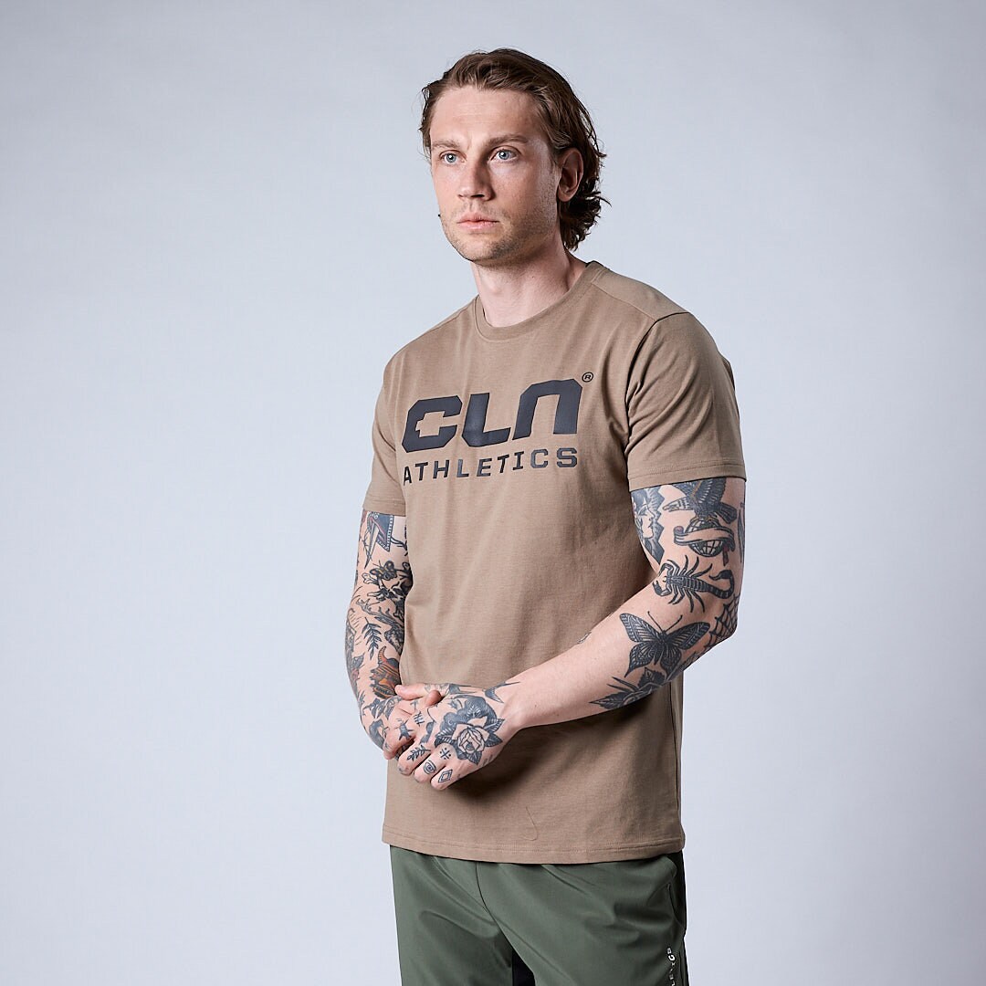 Promo t-shirt Dark khaki