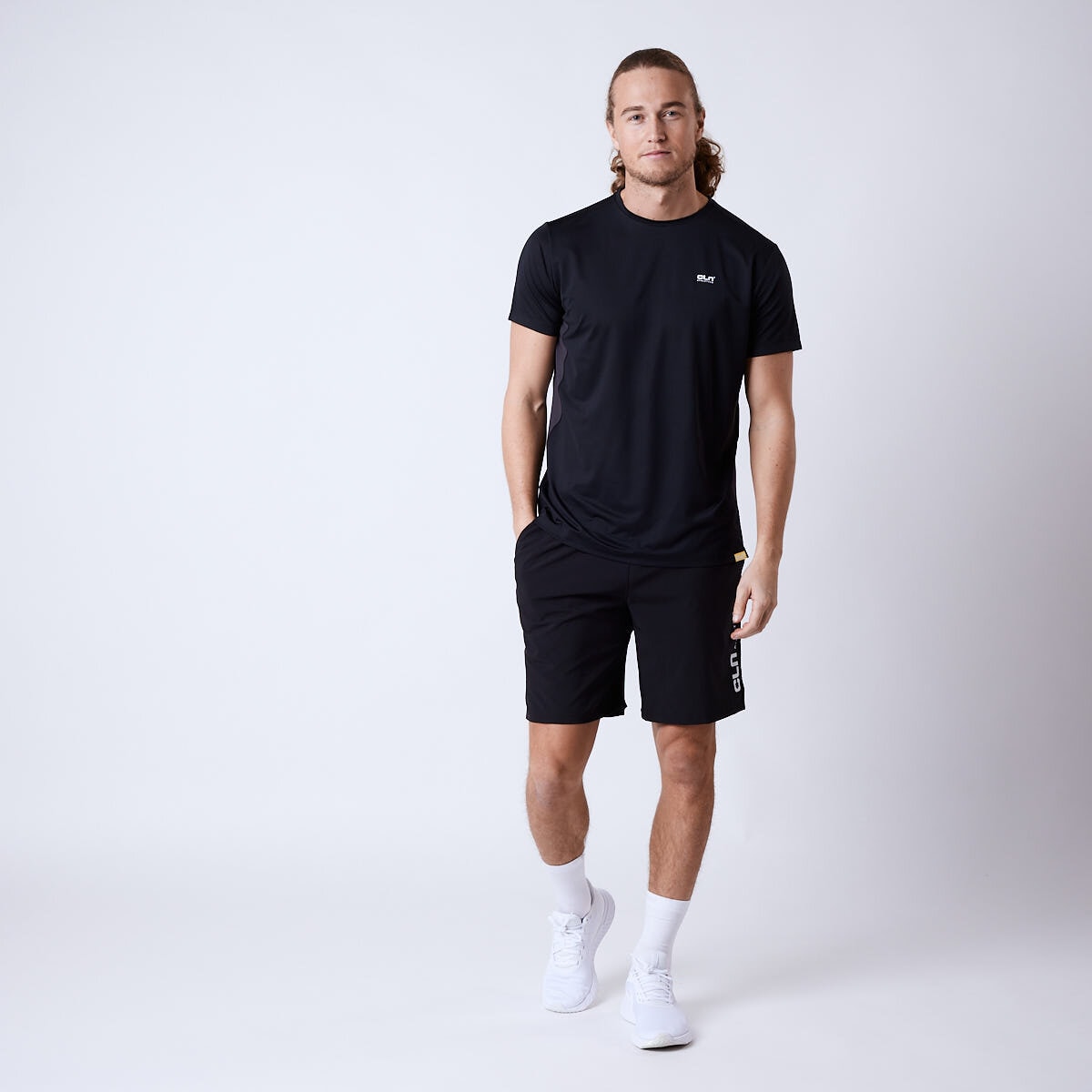 Adapt mesh t-shirt Black