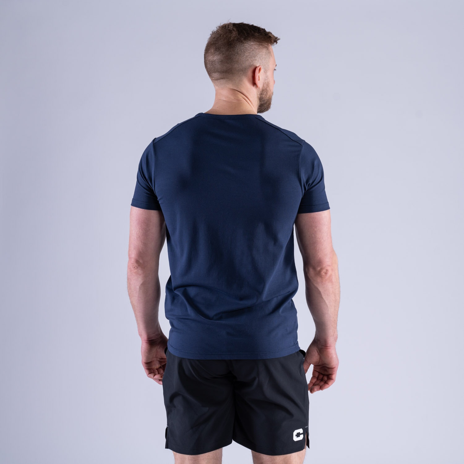 Superior stretch t-shirt Navy