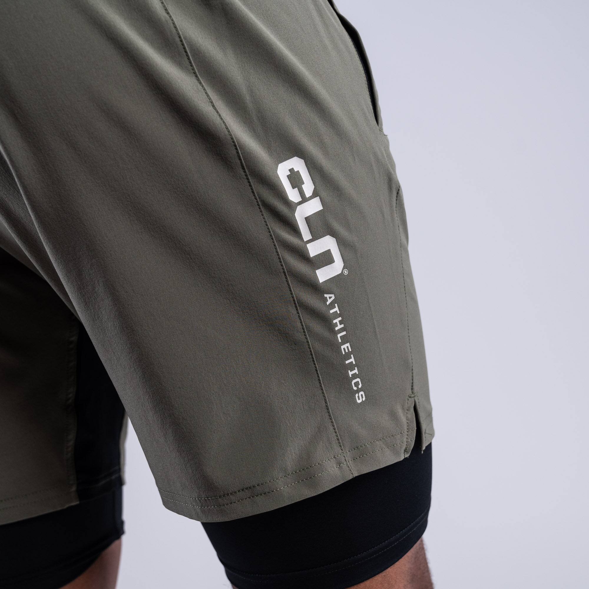 Rep 2 in 1 shorts Dusty olive