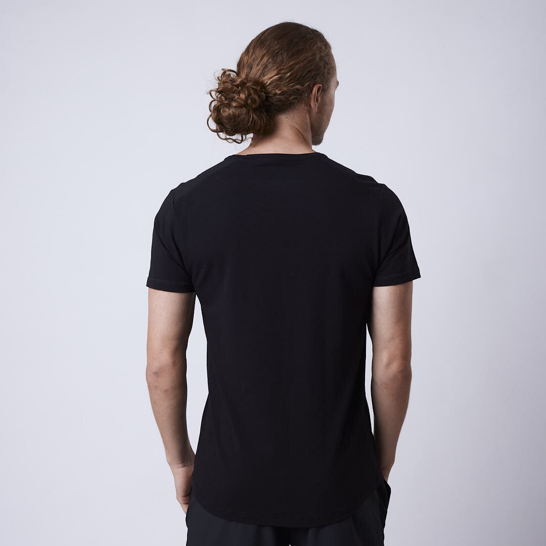 Flex bamboo t-shirt Black