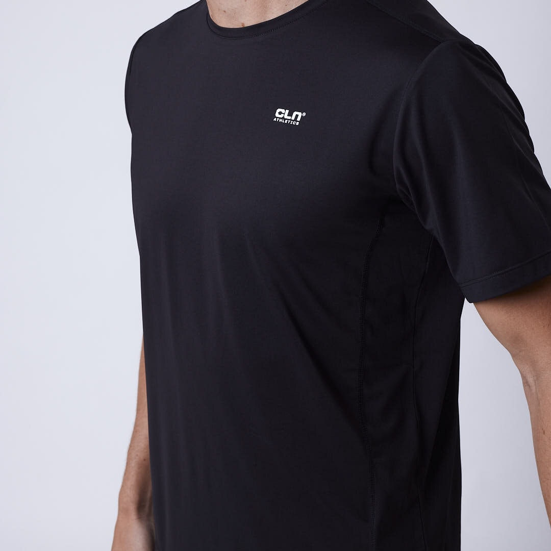 Force mesh t-shirt Black