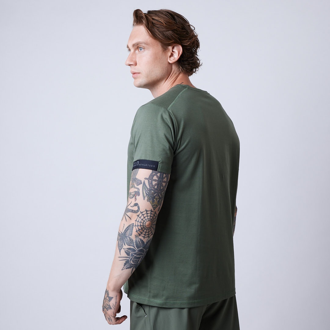 Wolf t-shirt Moss green