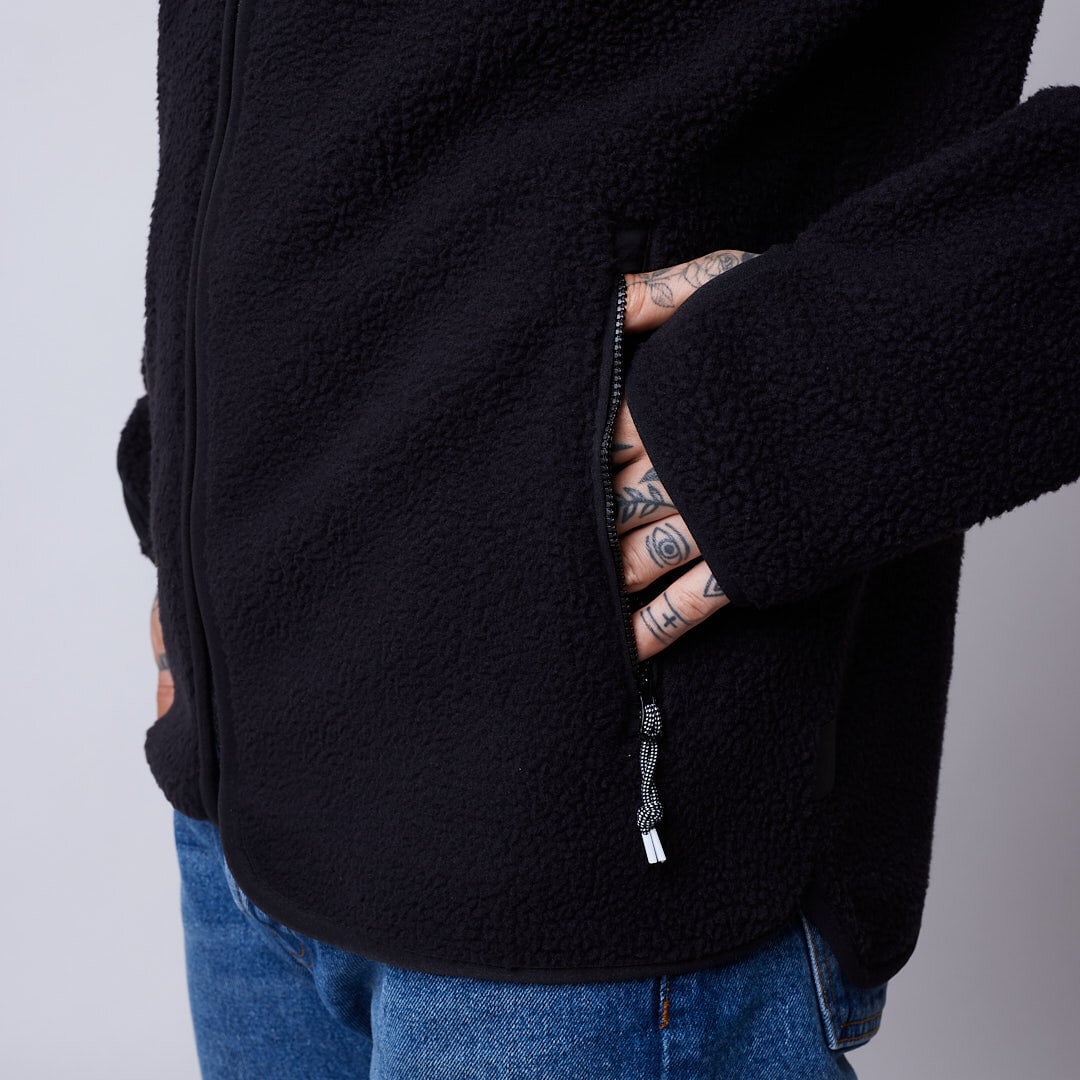 Clark fleece jacket Black