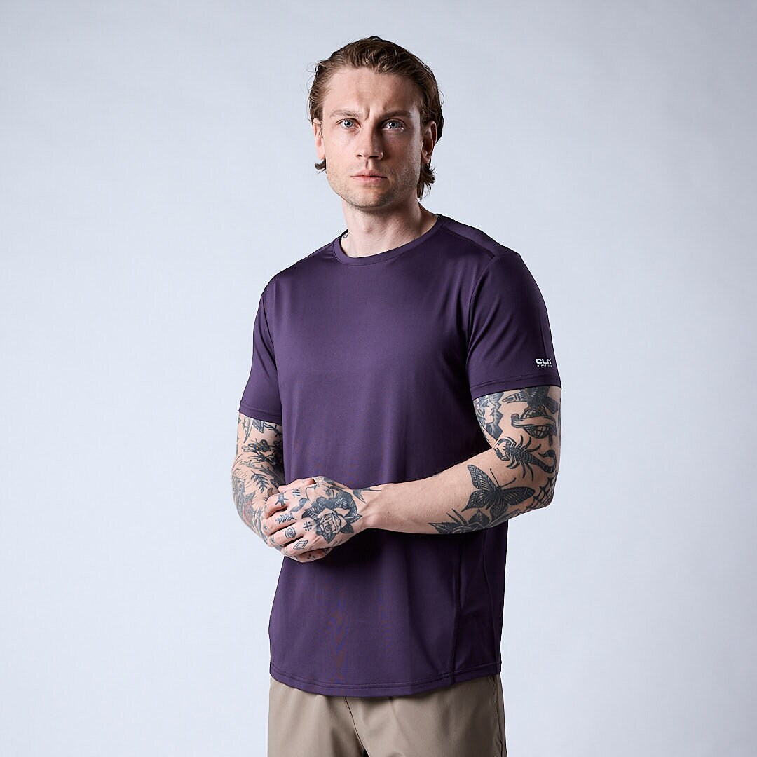 Link t-shirt Dark plum