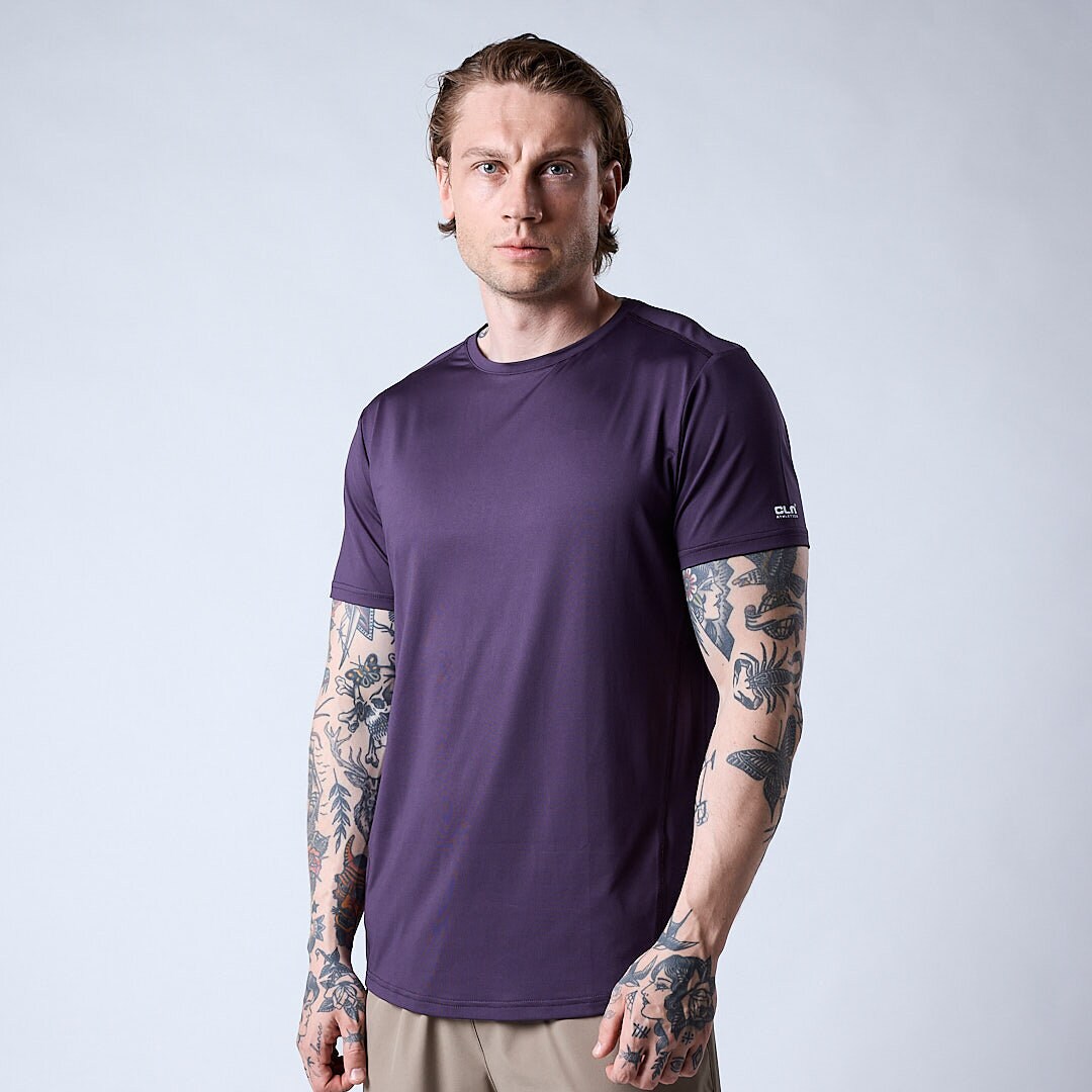 Link t-shirt Dark plum