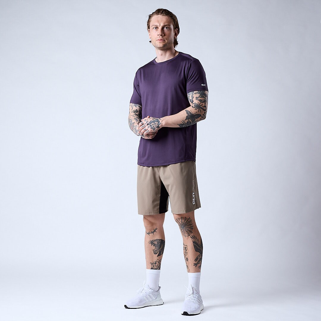 Link t-shirt Dark plum