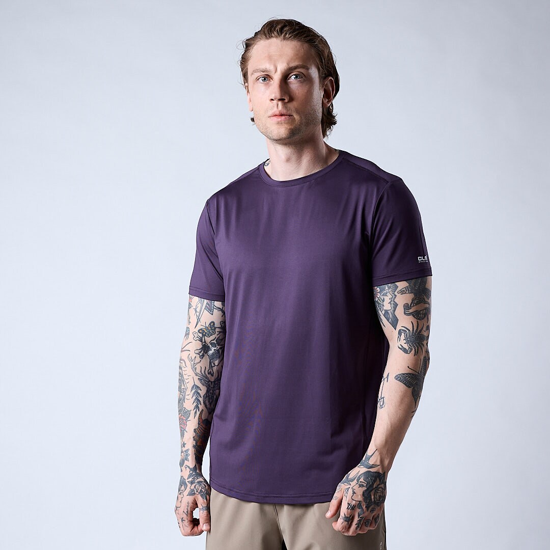 Link t-shirt Dark plum