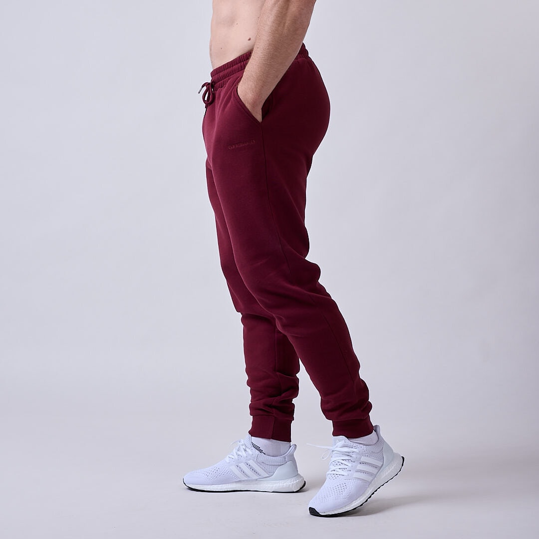 Core sweatpants Men Dark red