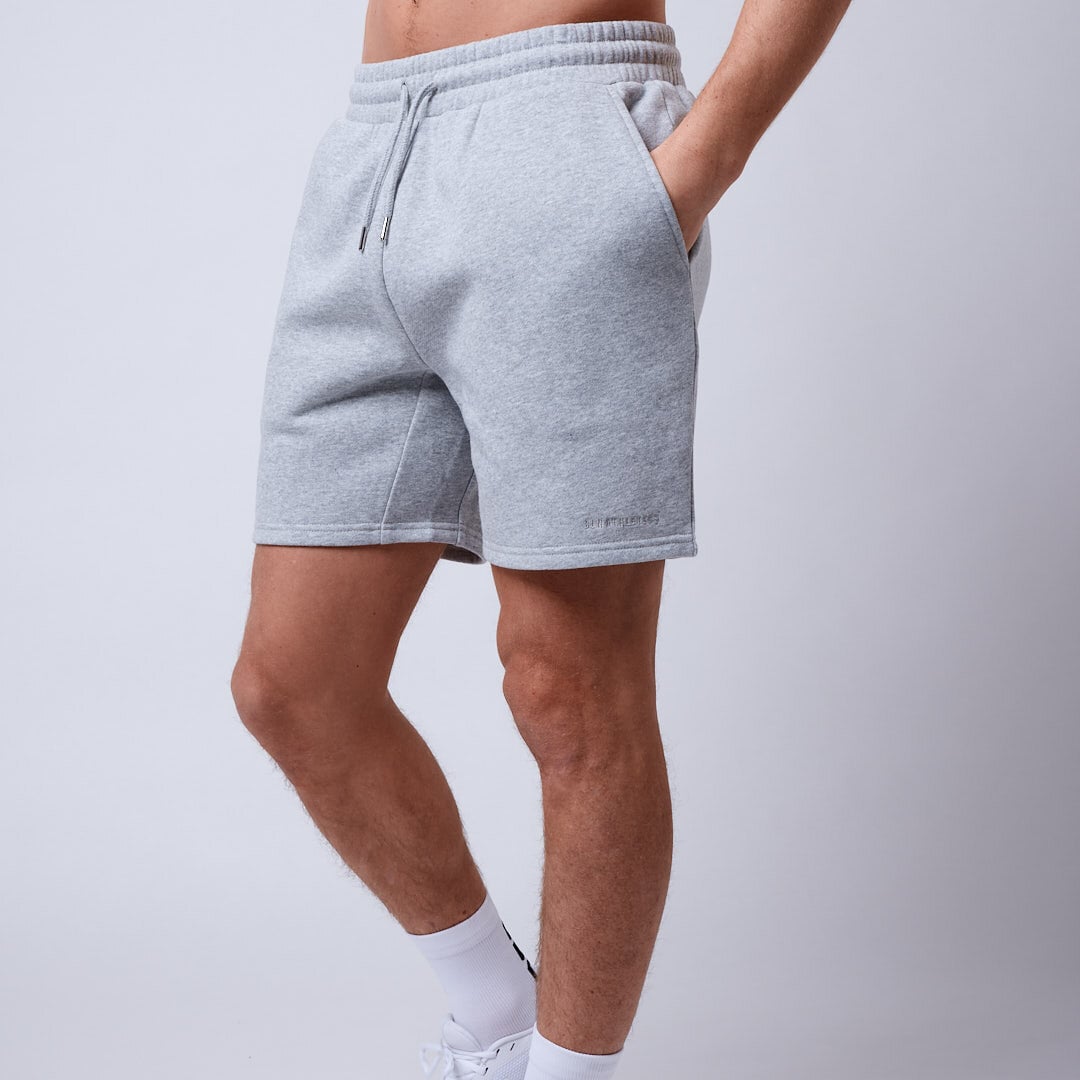 Core sweat shorts Men Grey melange