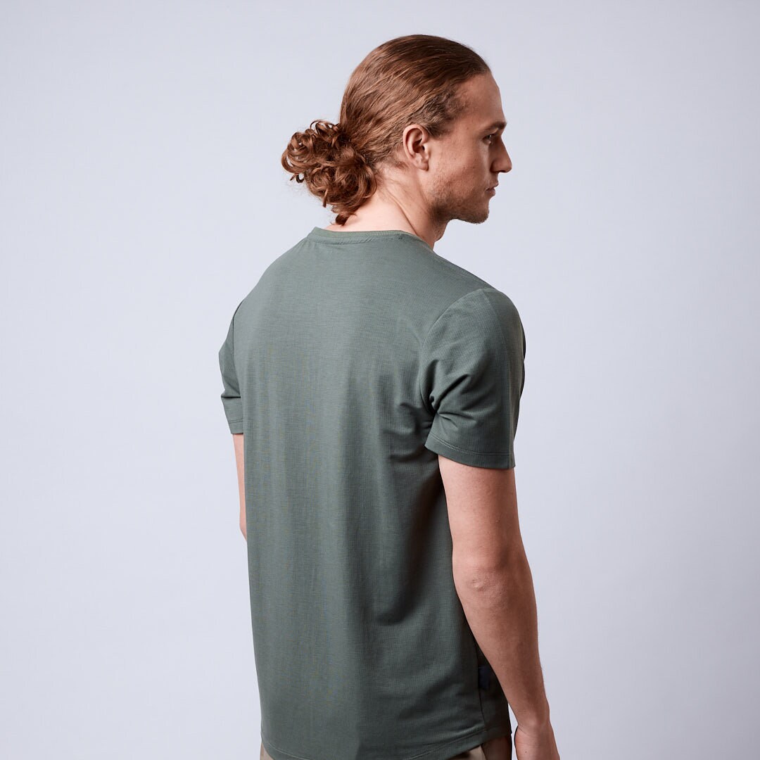 Vent t-shirt Moss green