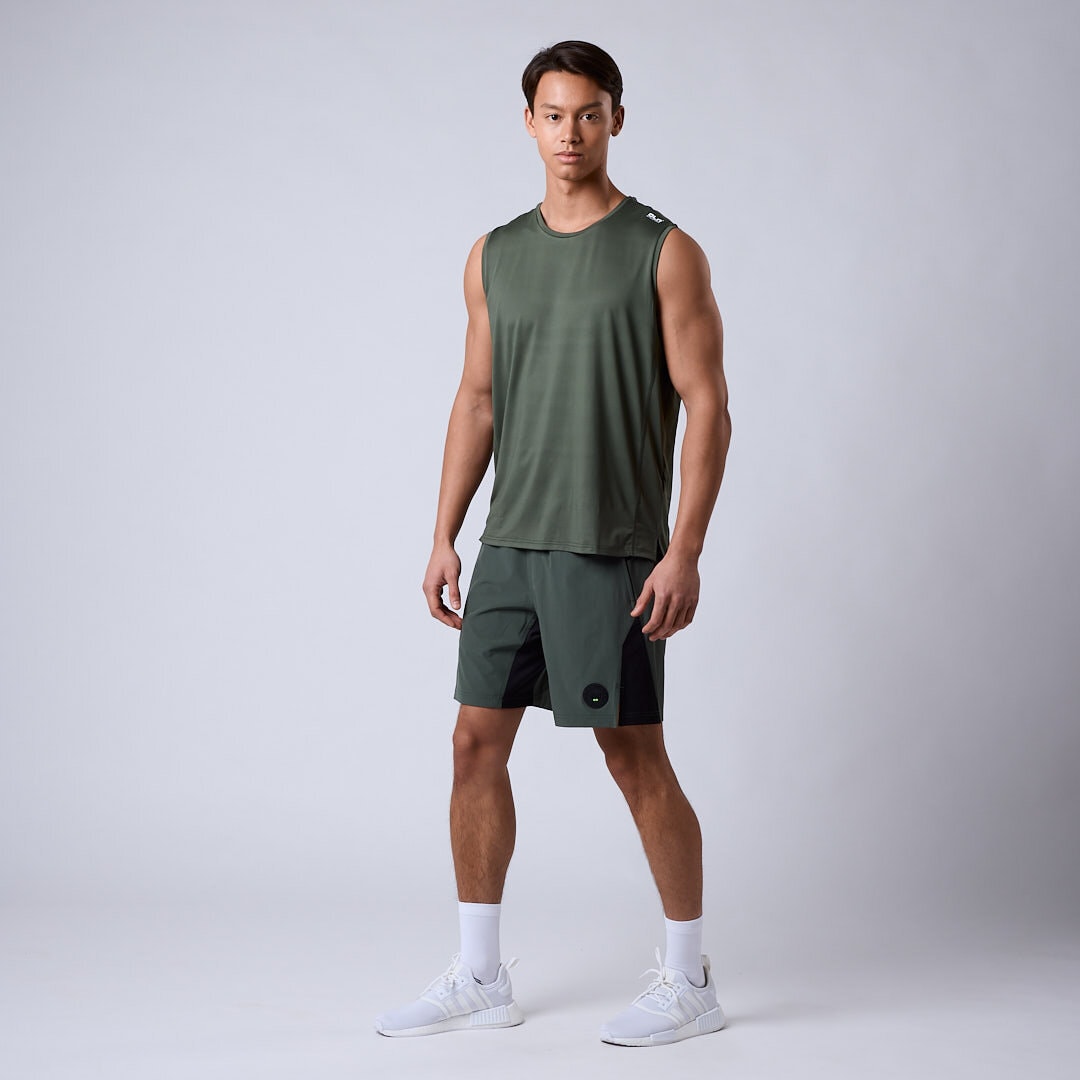Pace mesh sleeveless Moss green