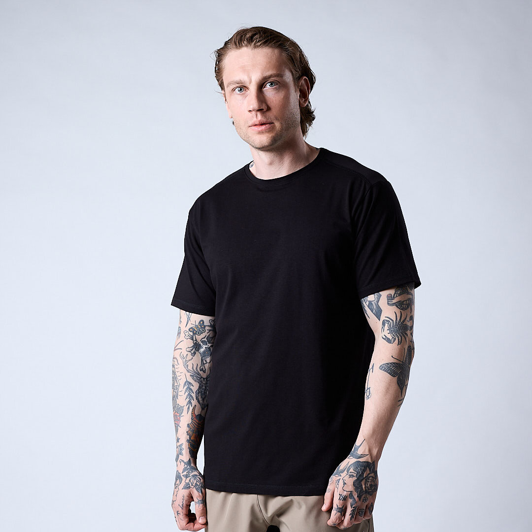Bamboo t-shirt Men Black
