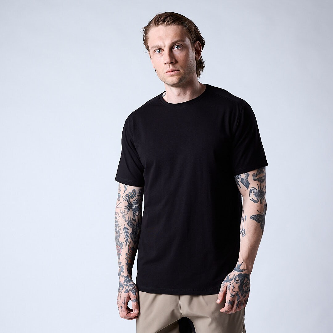 Bamboo t-shirt Men Black