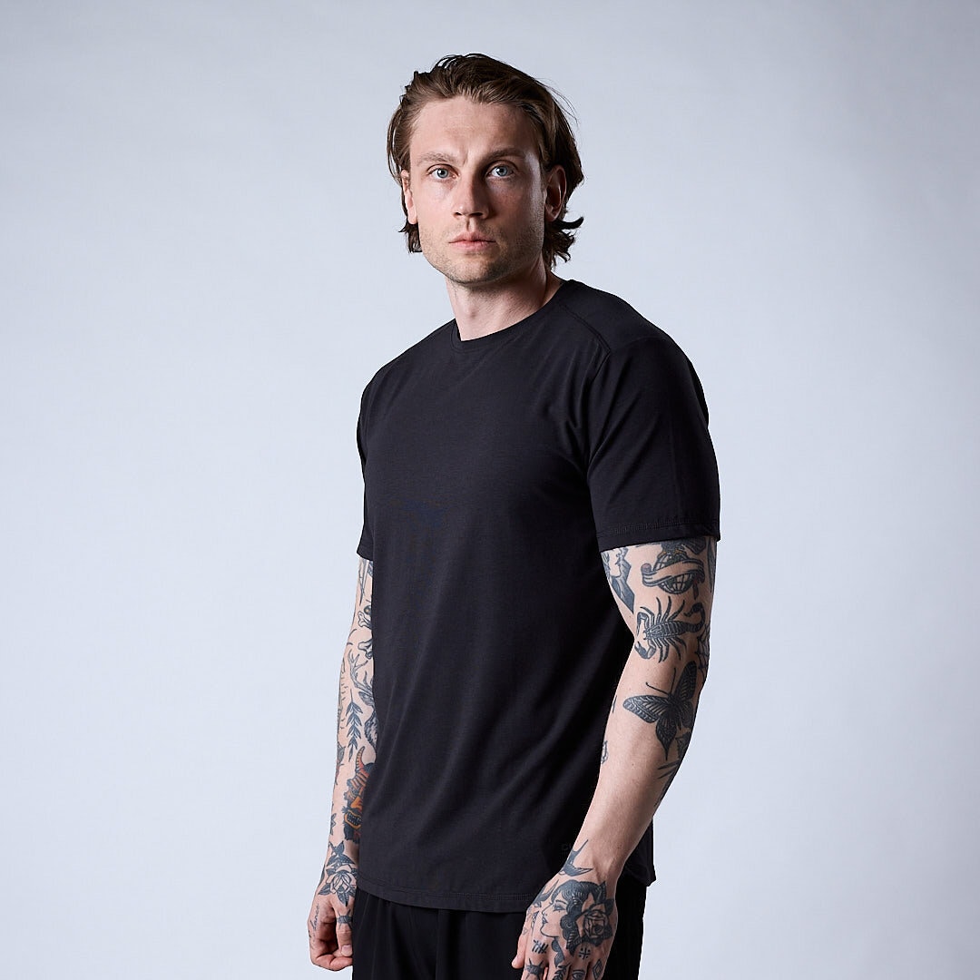 Bamboo t-shirt Men Dark grey