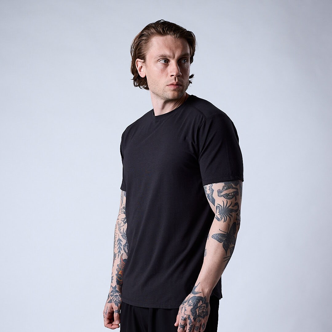 Bamboo t-shirt Men Dark grey