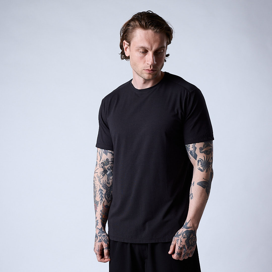 Bamboo t-shirt Men Dark grey
