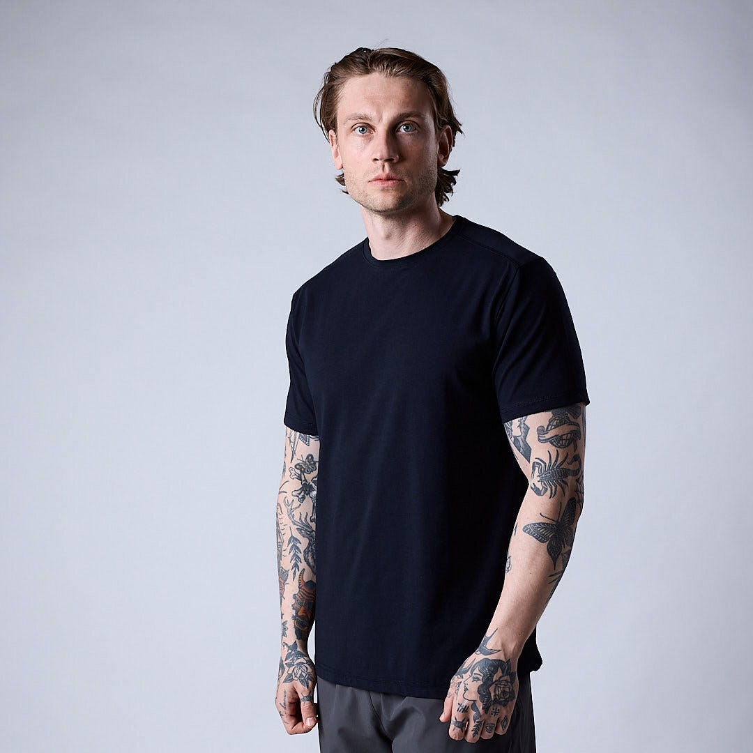 Bamboo t-shirt Men Navy