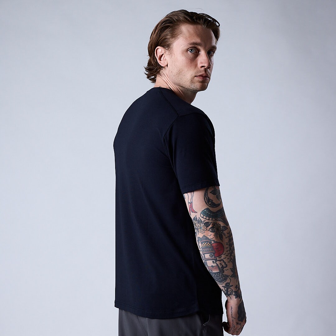 Bamboo t-shirt Men Navy
