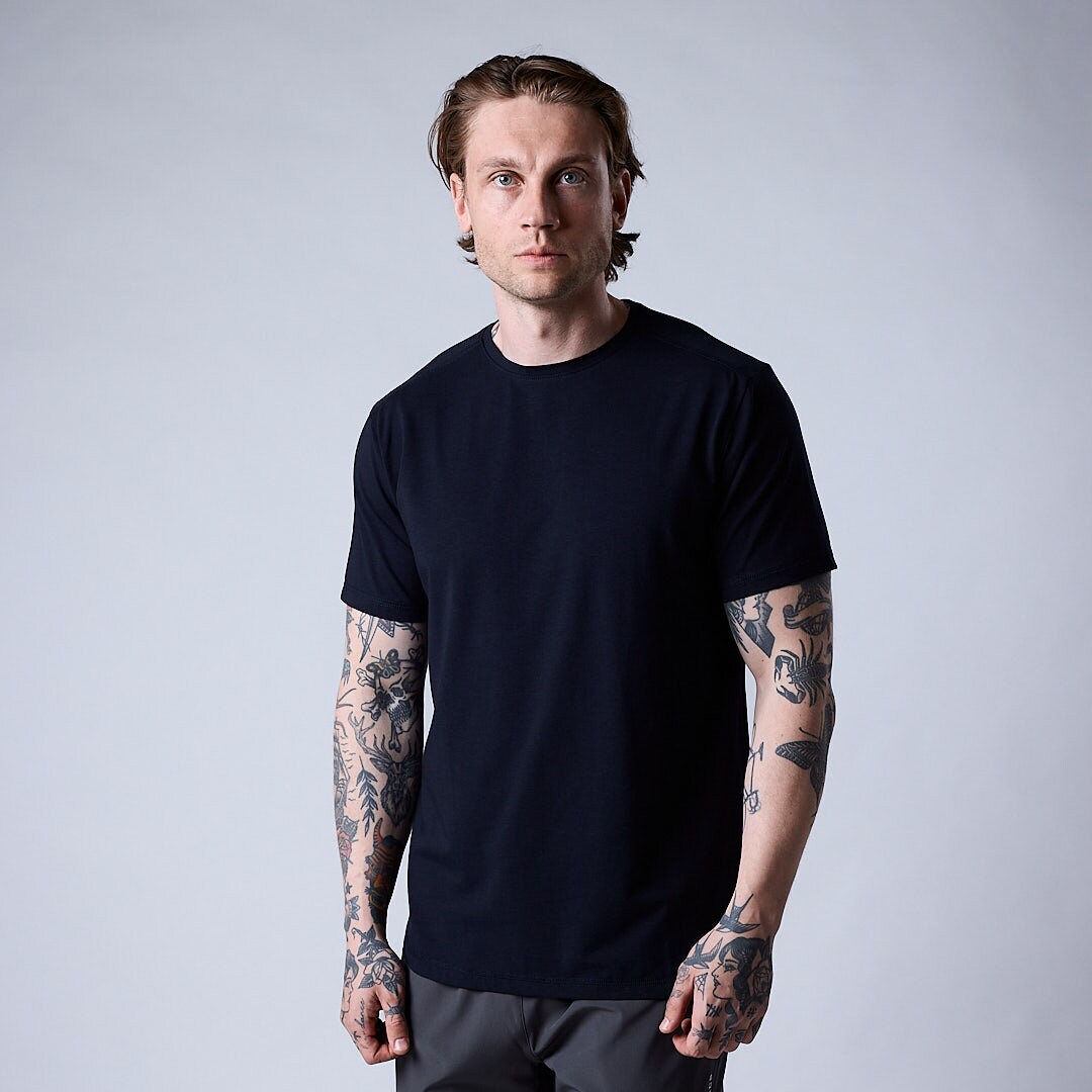 Bamboo t-shirt Men Navy