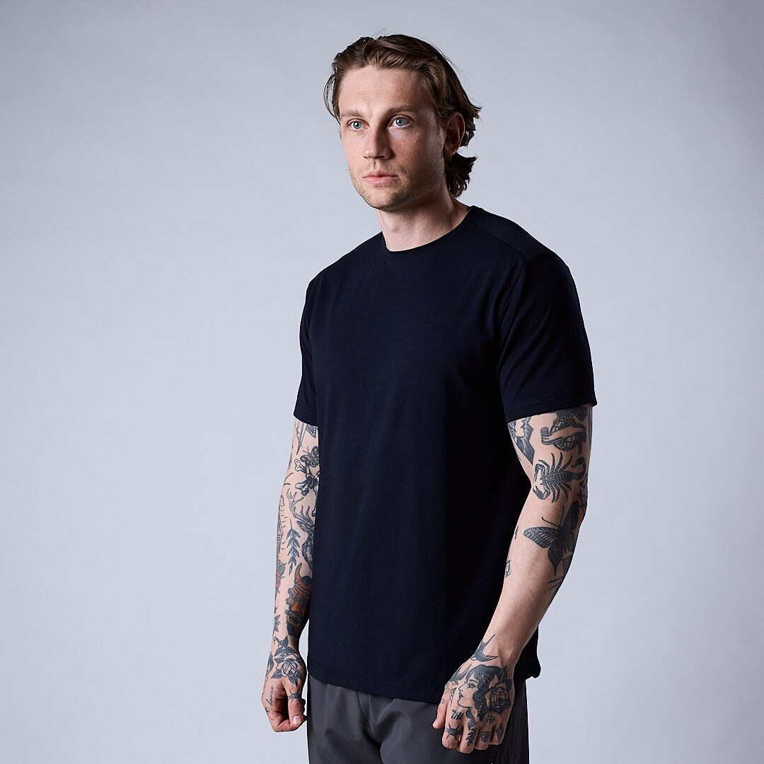 Bamboo t-shirt Men Navy