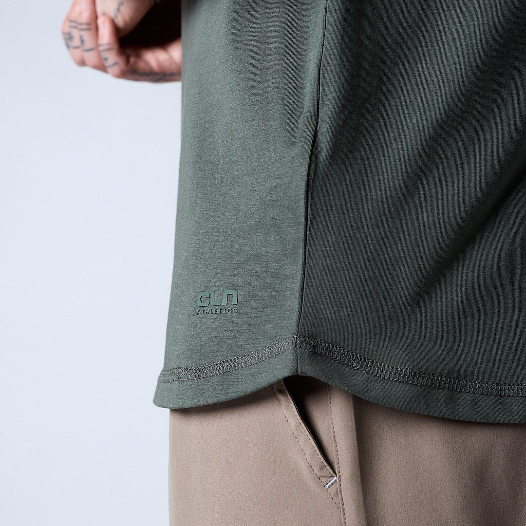 Bamboo t-shirt Men Moss green