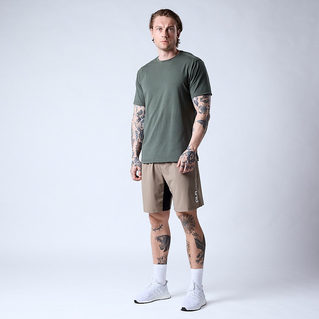 Bamboo t-shirt Men Moss green