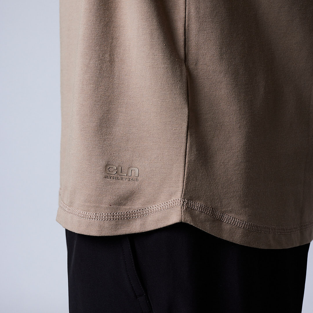 Bamboo t-shirt Men Dark khaki