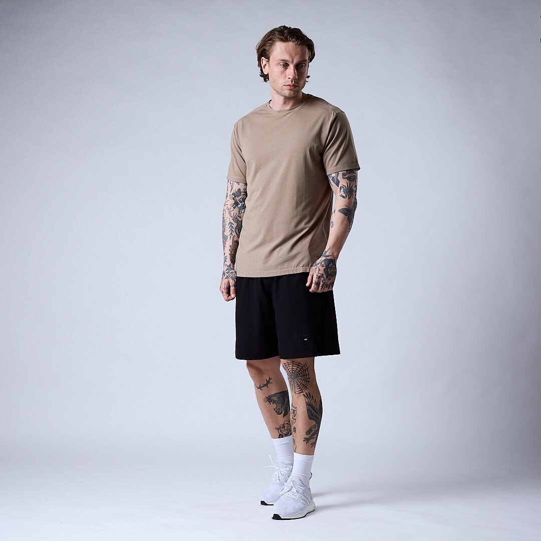 Bamboo t-shirt Men Dark khaki