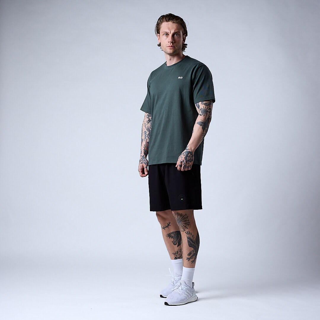 Core t-shirt Men Moss green