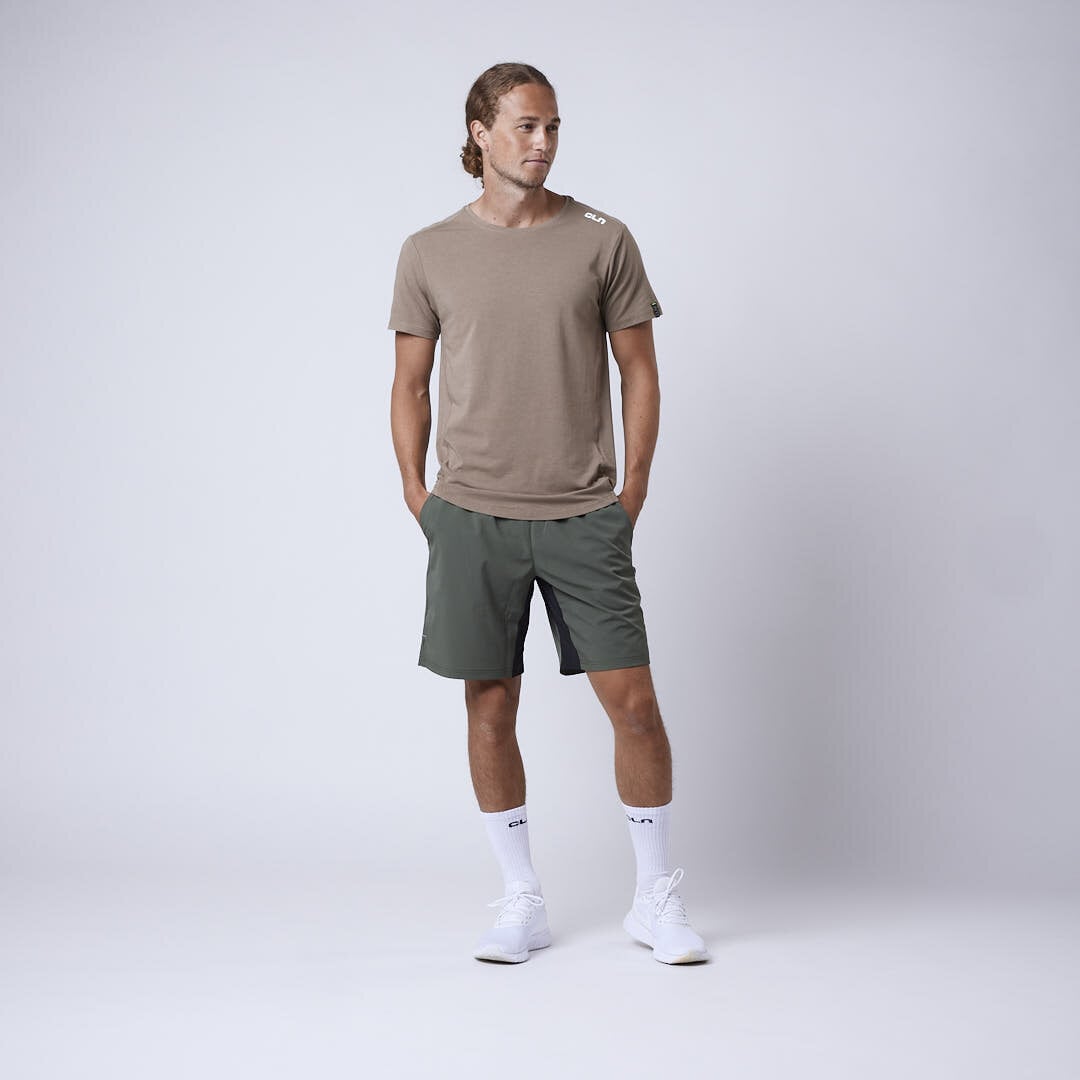 Trap bamboo t-shirt Dark khaki