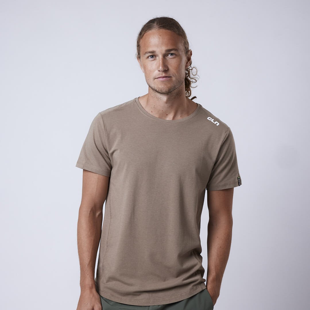 Trap bamboo t-shirt Dark khaki