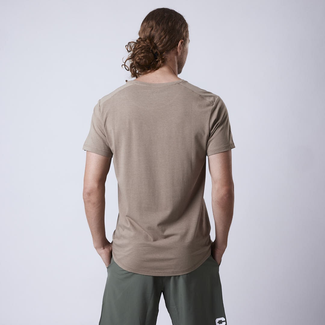 Trap bamboo t-shirt Dark khaki