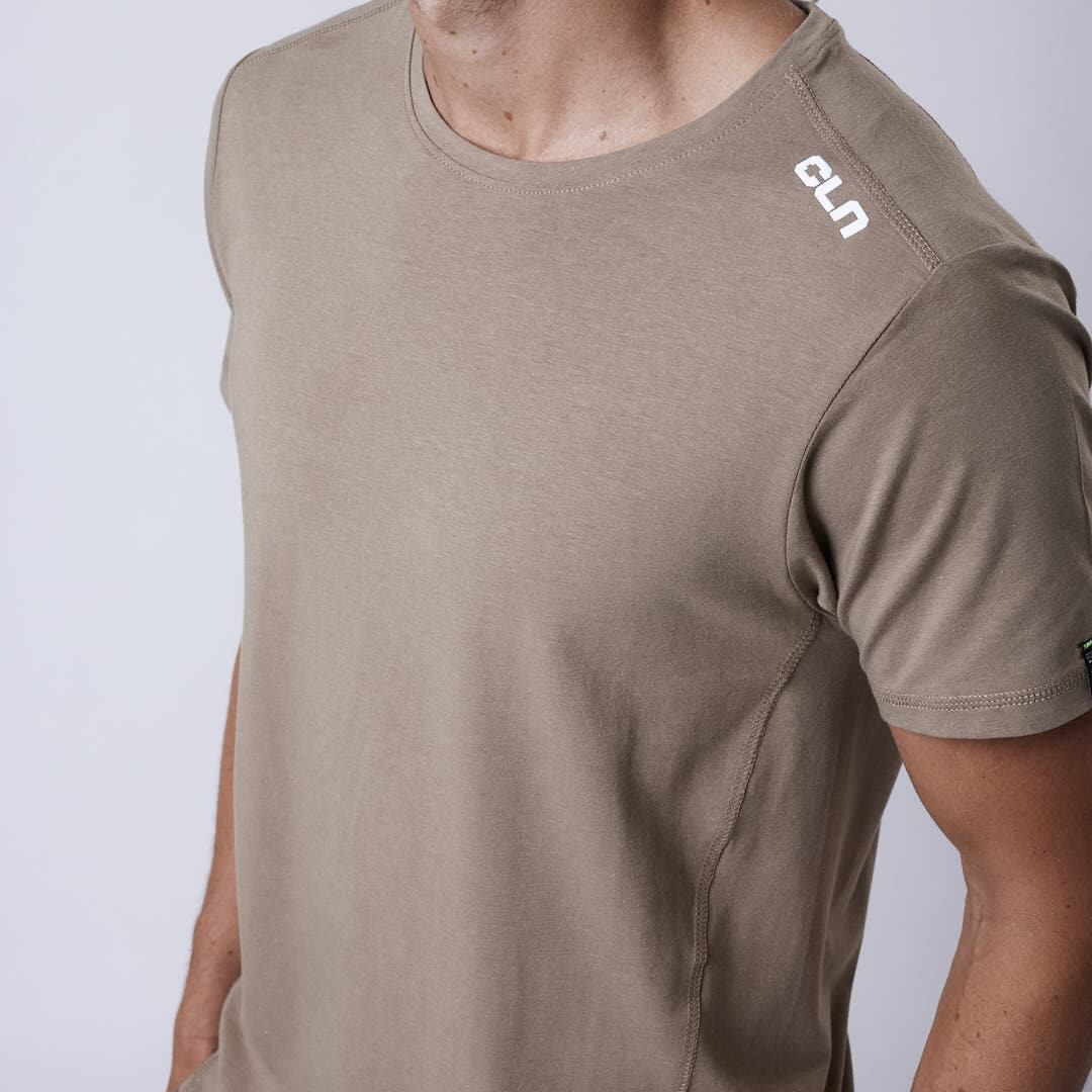 Trap bamboo t-shirt Dark khaki