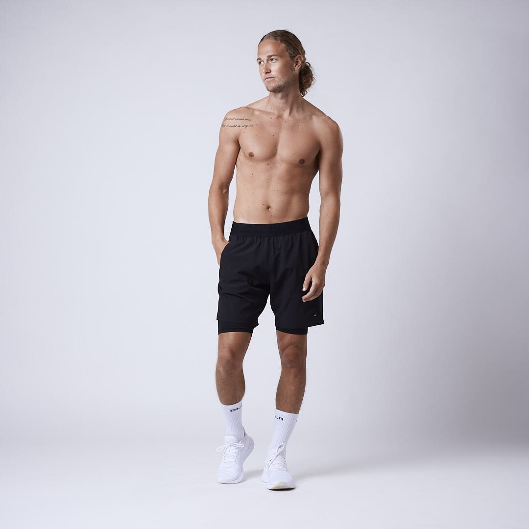 Rep 2 in 1 shorts Black