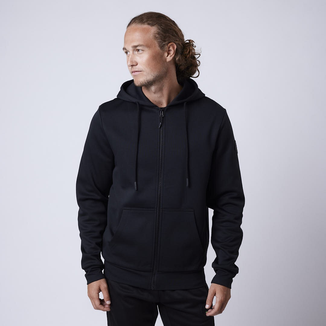 Star hoodie Black