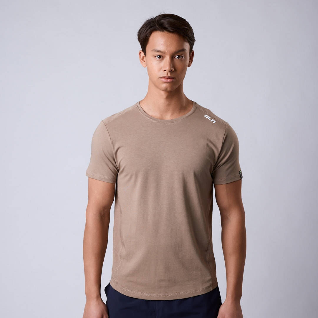 Trap bamboo t-shirt Dark khaki