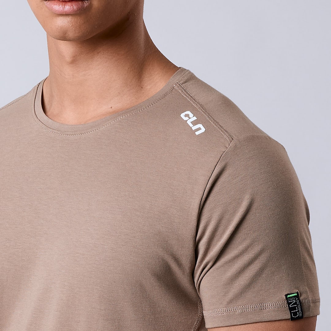 Trap bamboo t-shirt Dark khaki