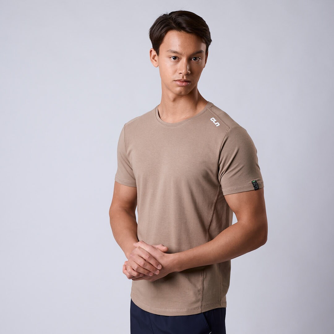 Trap bamboo t-shirt Dark khaki