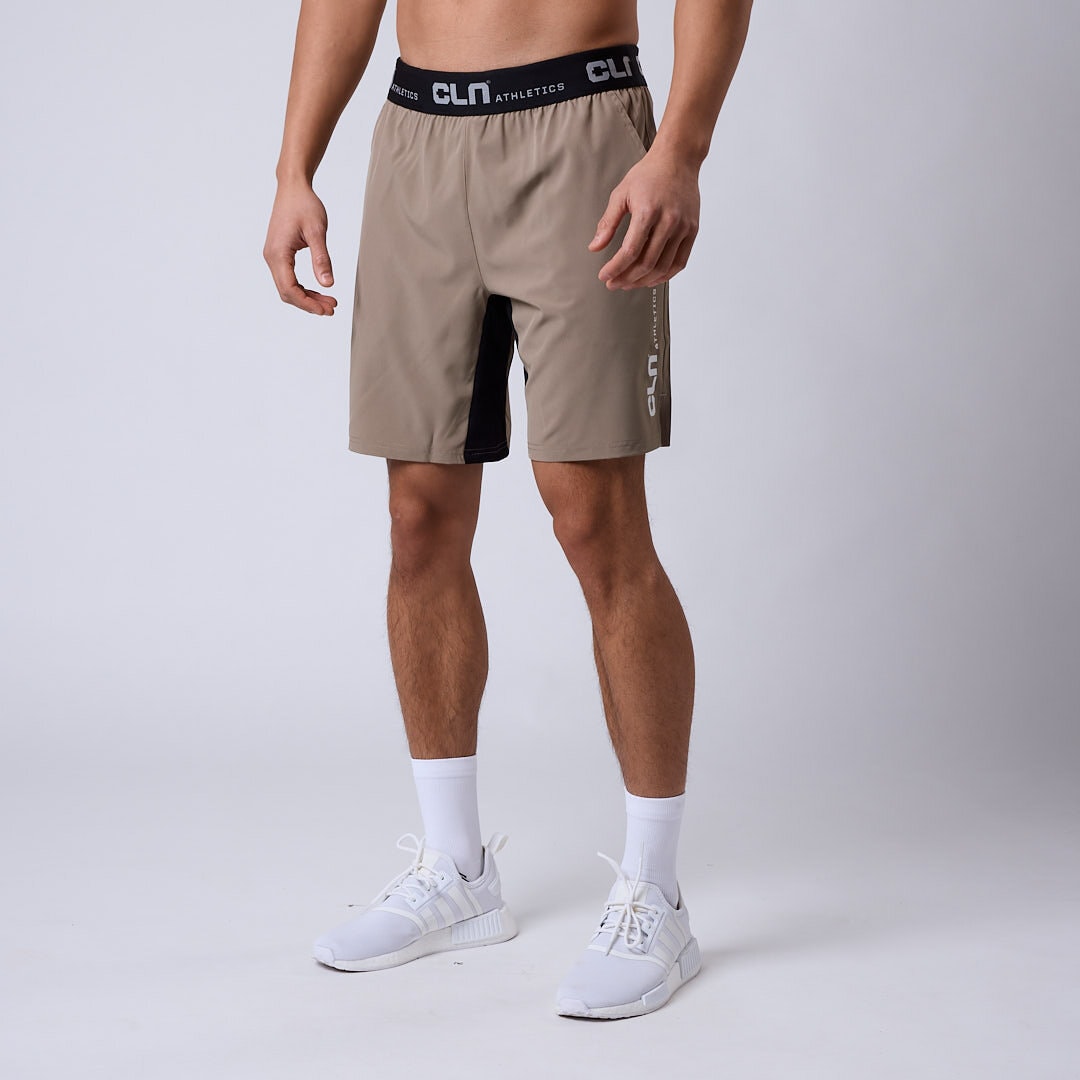 Dino stretch shorts Dark khaki