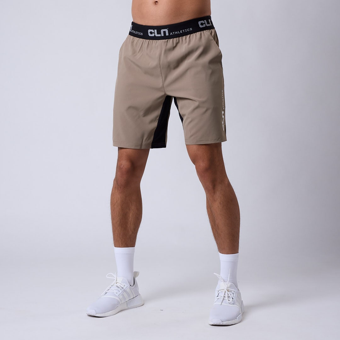 Dino stretch shorts Dark khaki