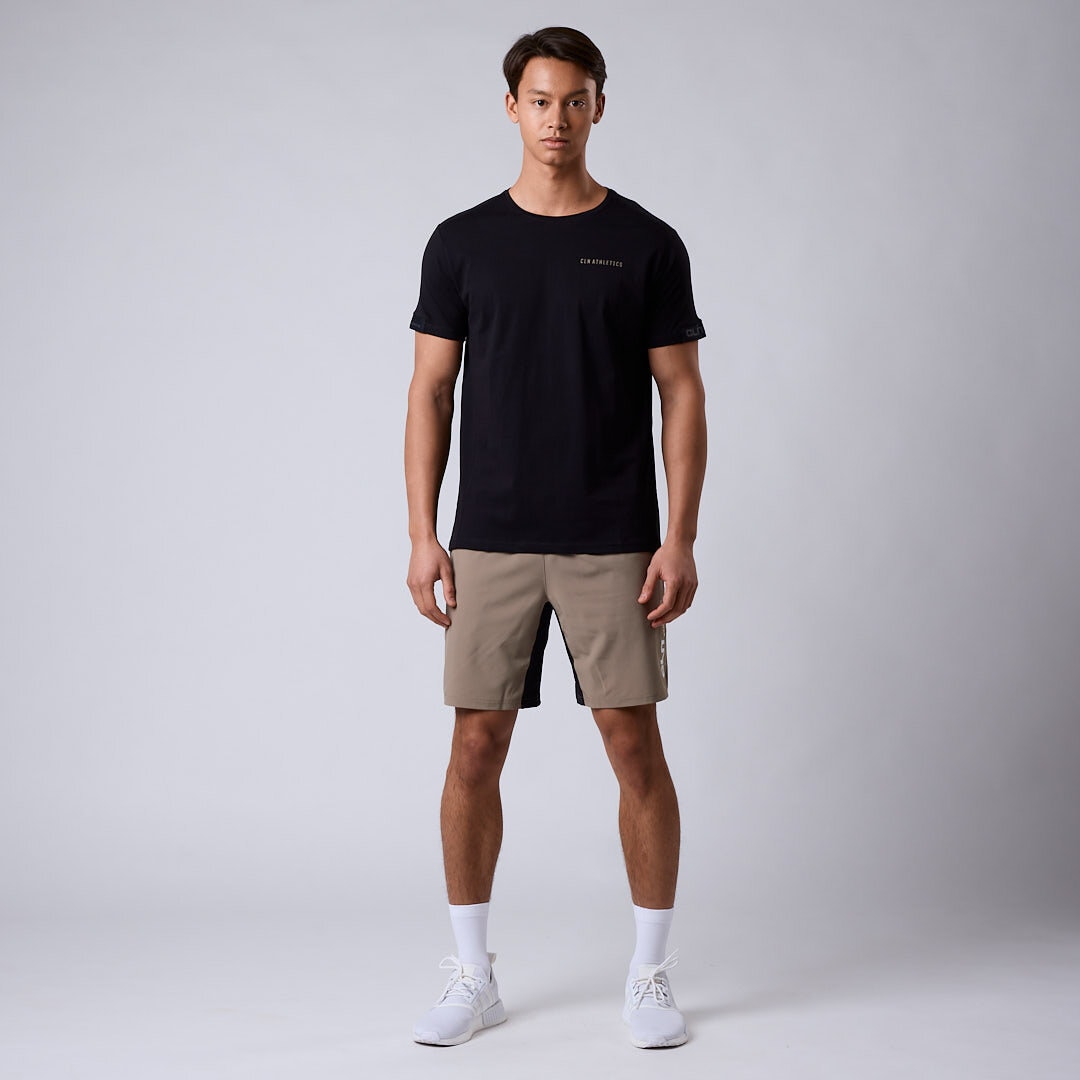 Dino stretch shorts Dark khaki