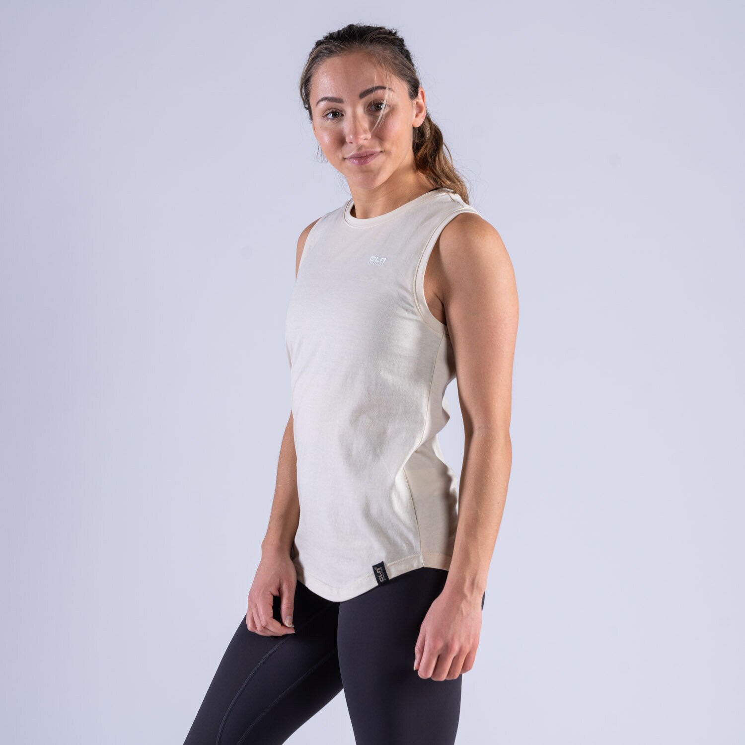 Push ws tank Bone white